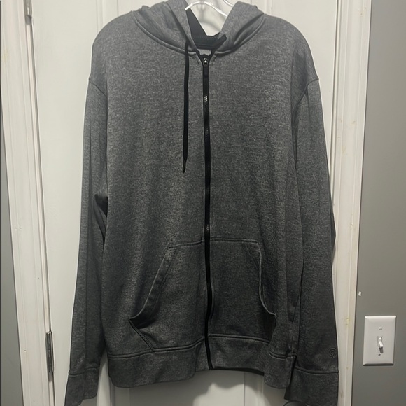 Champion Gray Zip-Up Hoodie - Picture 1 of 4
